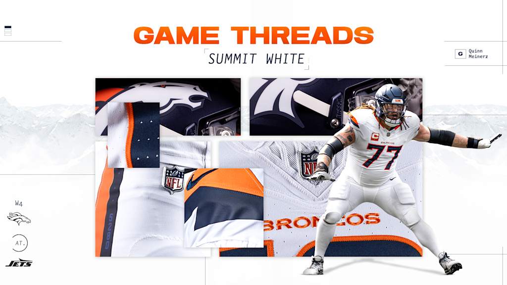 Broncos to wear Summit White jerseys and pants vs. Jets