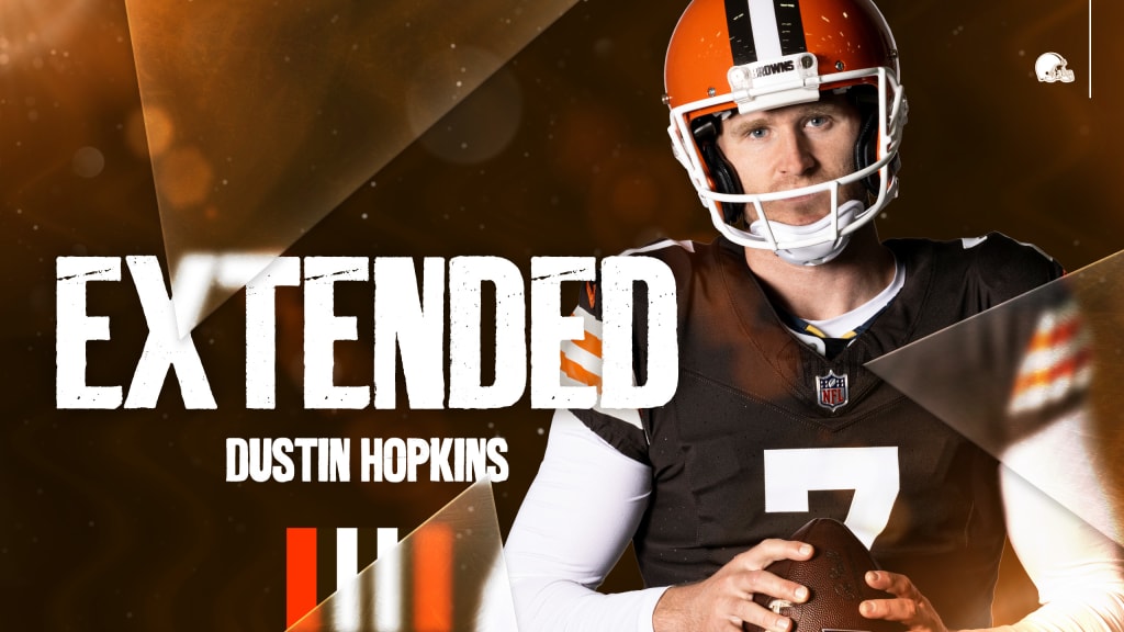 Browns extend K Dustin Hopkins to a 3-year contract extension