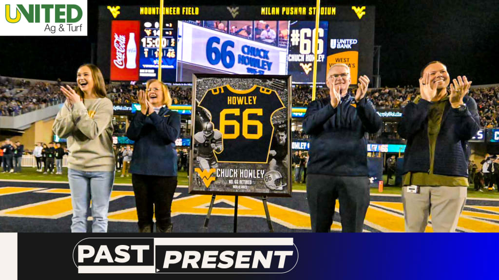 Past/Present: WVU retires Chuck Howley's number