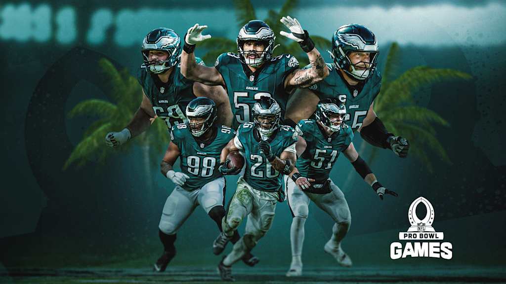 6 Eagles named to the 2025 Pro Bowl Games