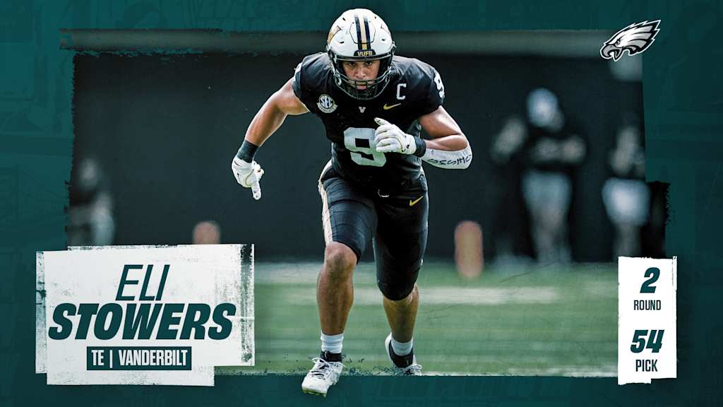 Eagles draft TE Eli Stowers No. 54 overall