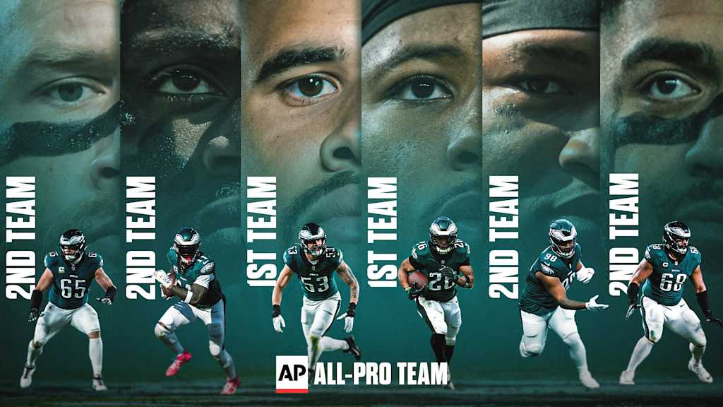 6 Eagles named to AP All-Pro Team