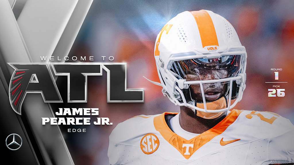 Falcons select James Pearce Jr. with No. 26 pick in 2025 NFL