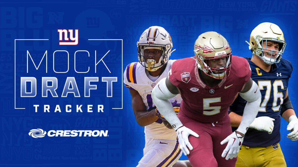 Mock Draft Tracker 6.0: Latest picks for Giants