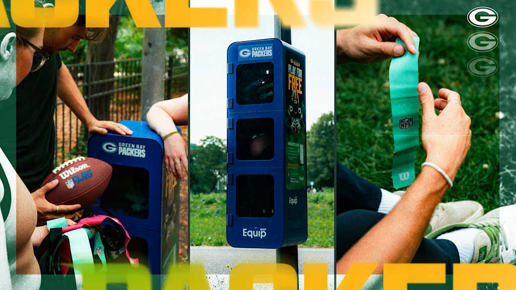 Packers team up with Equip Sport and NFL Germany to bring Flag Football Equipment stations to Munich