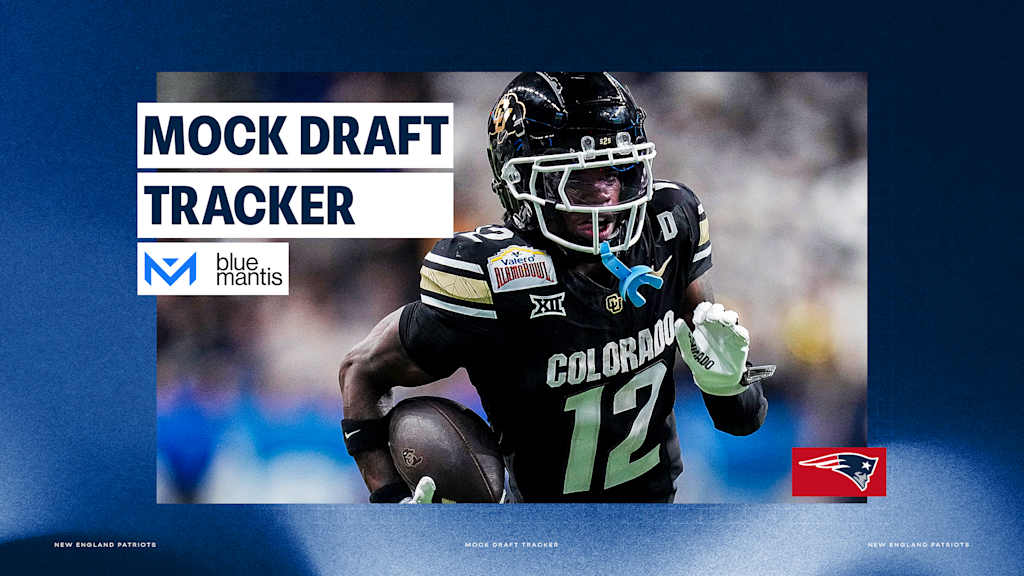 2025 New England Patriots NFL Mock Draft Tracker