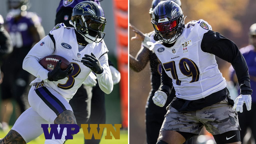 Ravens' Marcus Williams returns to practice; Ronnie Stanley, Gus Edwards, Odell  Beckham Jr. among 5 starters absent