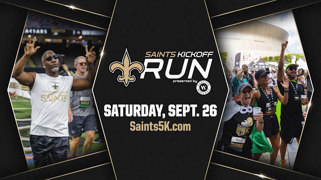 14th Annual Saints Kickoff Run presented by Hancock Whitney open