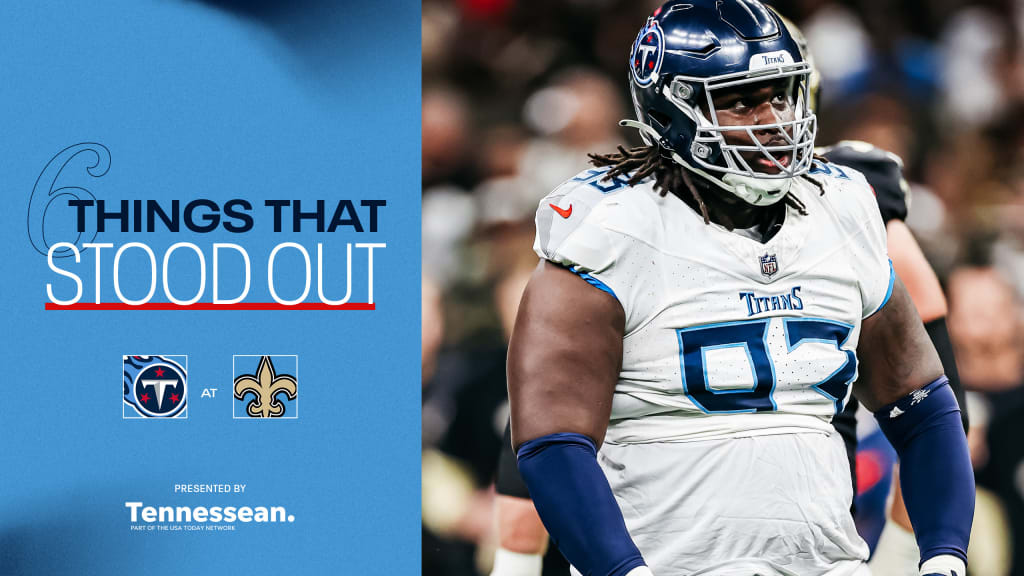 Six Things That Stood Out for the Titans in Sunday's Preseason Win Over the Saints