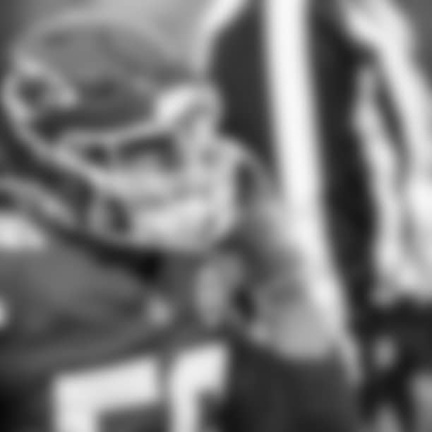 Kansas City Chiefs defensive end George Karlaftis (56) during the NFL Week 15 matchup against the Cleveland Browns on Sunday, December 15, 2024 in Cleveland, Ohio.