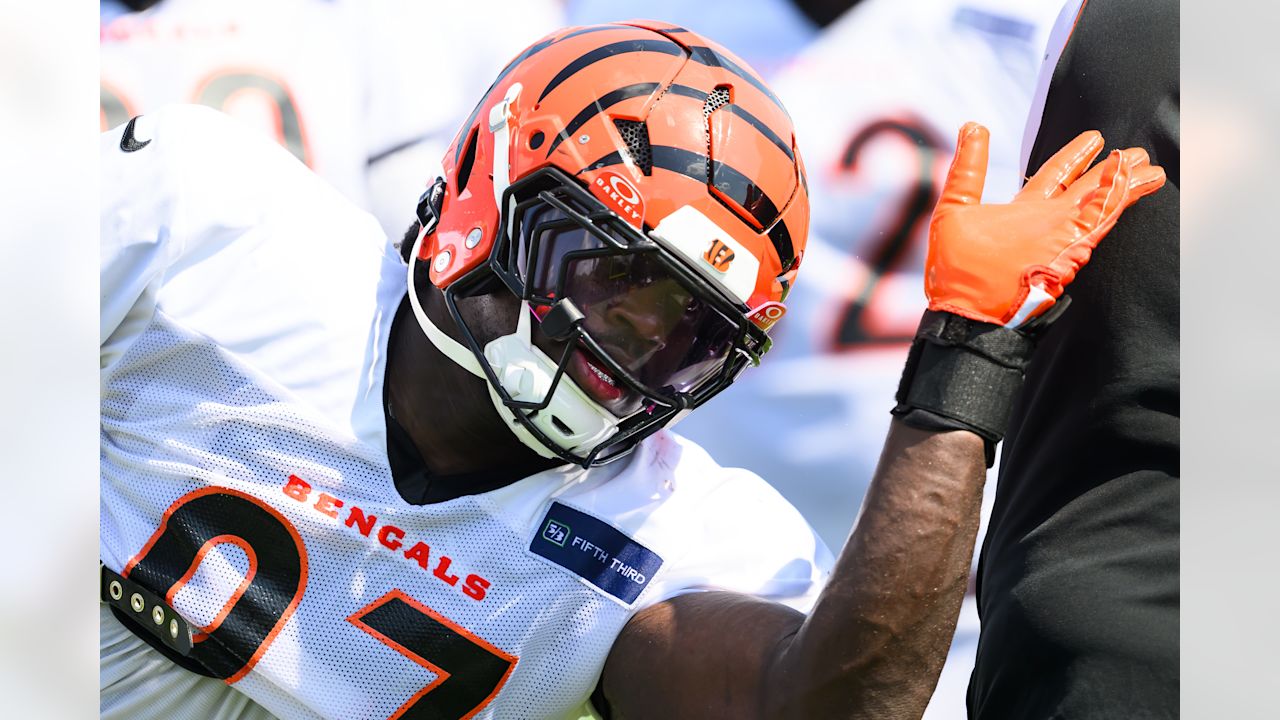 DE Shemar Stewart during training camp at Kettering Health Practice Fields, Wednesday, July 30, 2025.