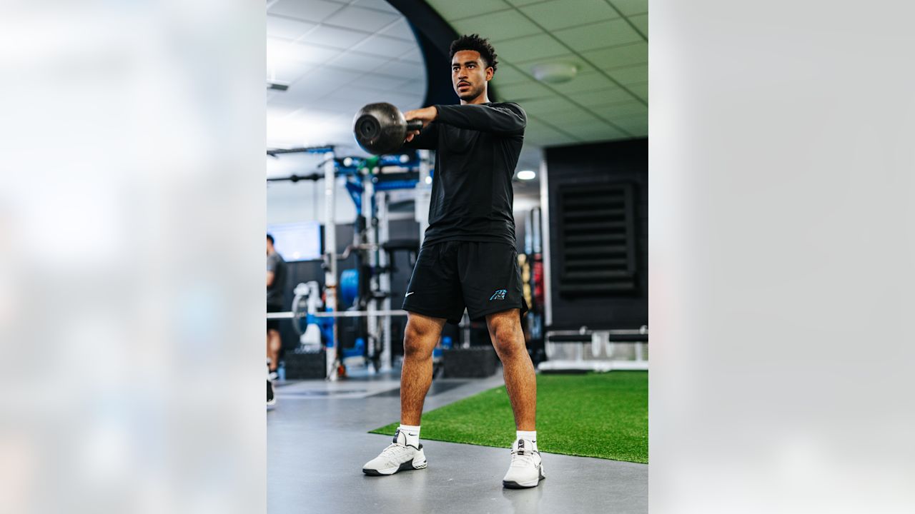 Carolina Panthers Volunteer Workouts are held on Monday, Apr. 21, 2025 at Bank Of America Stadium, in Charlotte, NC.