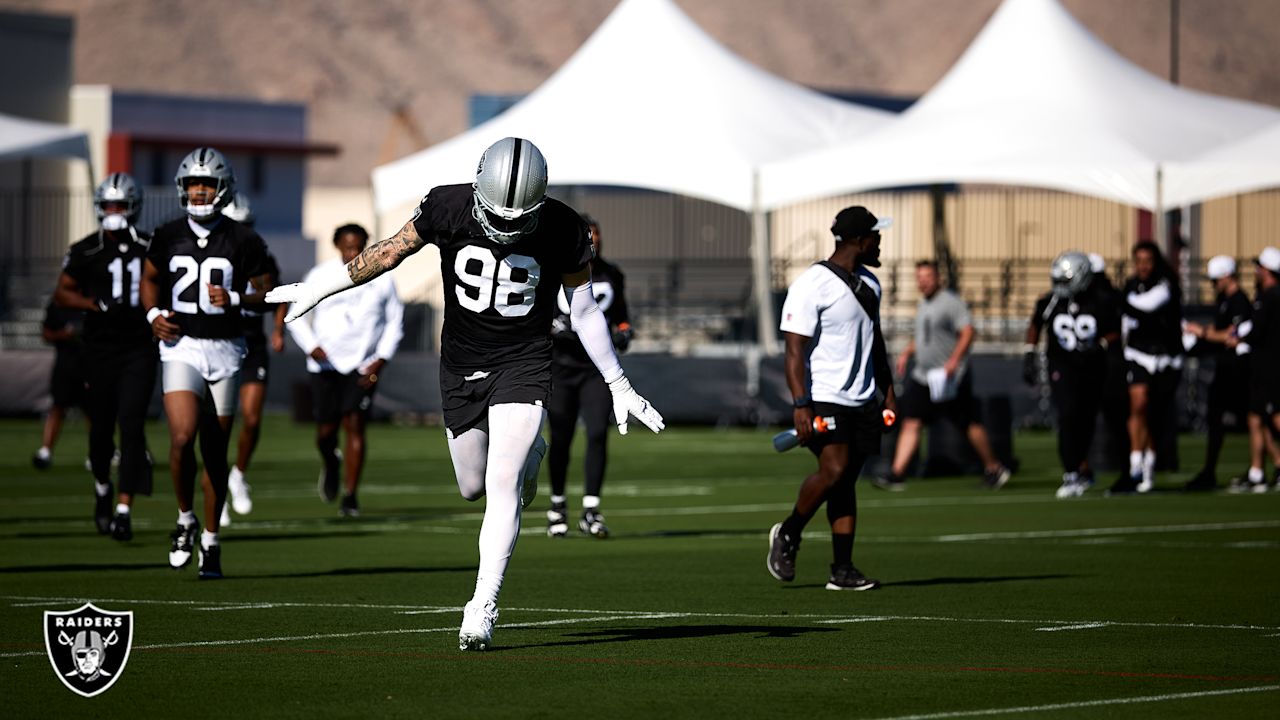 Raiders’ Maxx Crosby flexes ‘100% fight rate’ ahead of joint 49ers practice