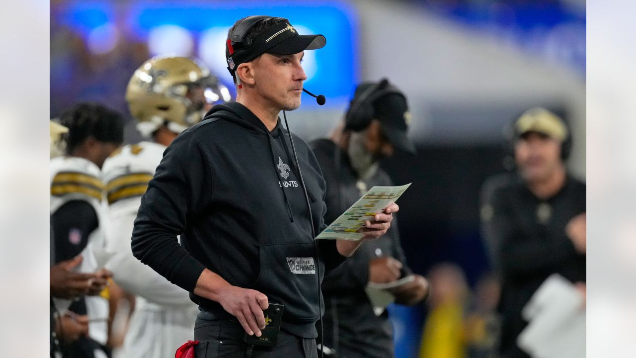Check out the game action shots from the New Orleans Saints game against the Los Angeles Rams in Week 16 of the 2023 NFL season.