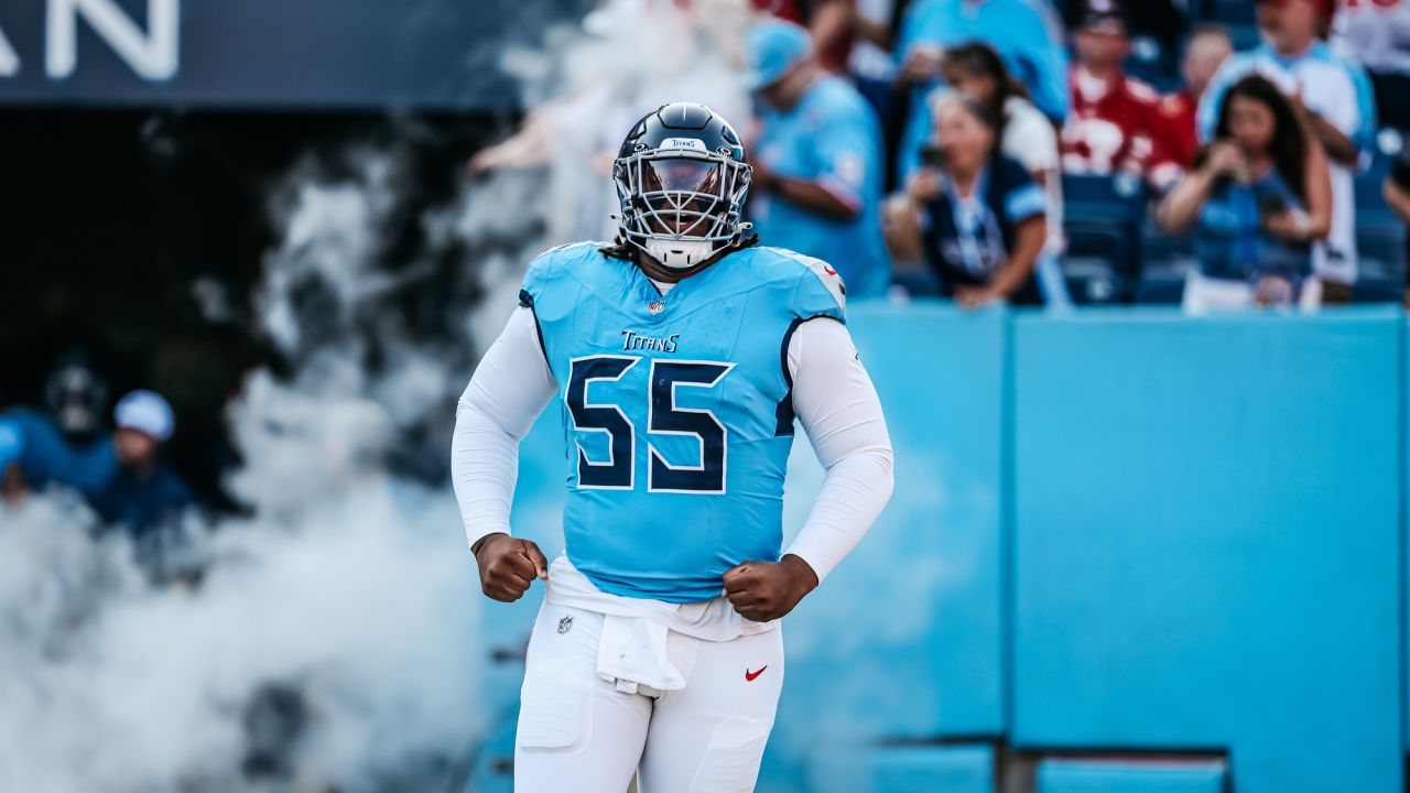 The Tennessee Titans play against the San Francisco 49ers at Nissan Stadium on August 10, 2024 in Nashville, TN. Photo By Donald Page/Tennessee Titans