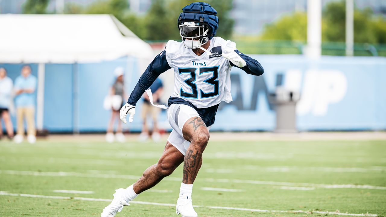 during fall camp practice at the Ascension Saint Thomas Sports Park  in Nashville, TN. Photo By Donald Page/Tennessee Titans