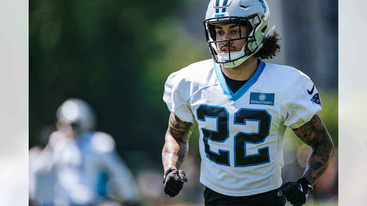 The globe-trotting Tetairoa McMillan returns to Carolina for rookie minicamp