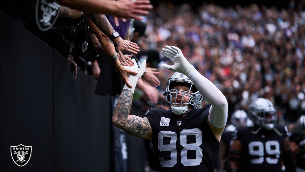 It's about giving back' for Maxx Crosby, the Raiders' Walter Payton Man of  the Year nominee