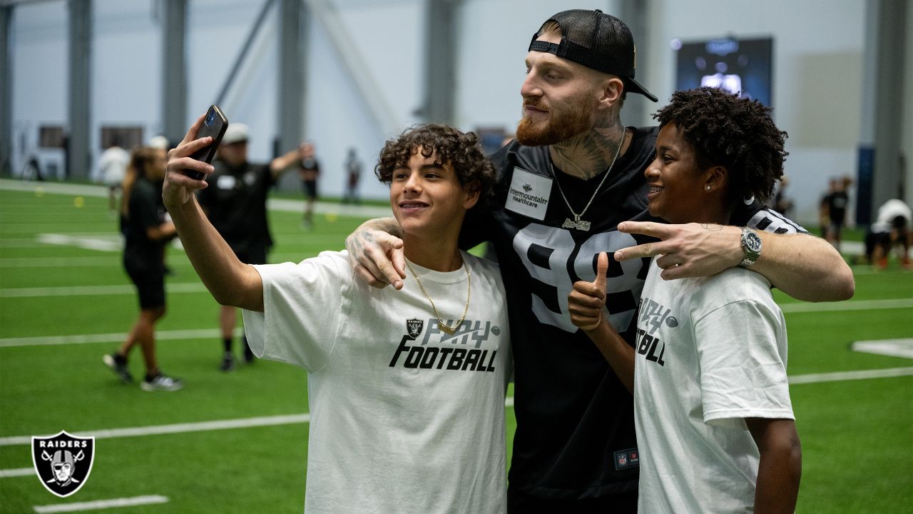 It's about giving back' for Maxx Crosby, the Raiders' Walter Payton Man of  the Year nominee