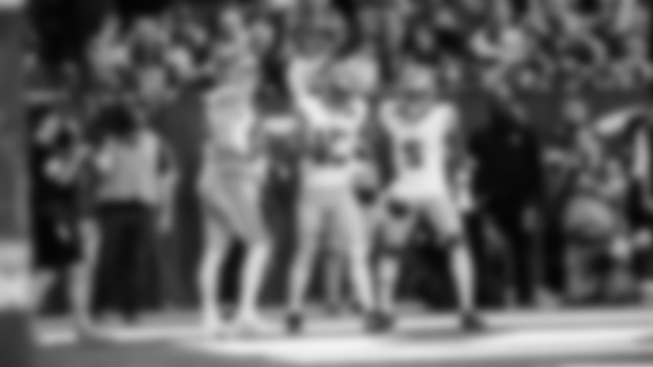 TE George Kittle, WR Jauan Jennings, WR Demarcus Robinson