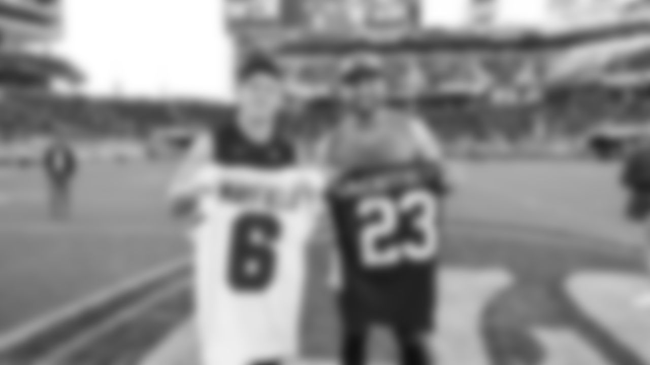 RB Christian McCaffrey, Tampa Bay Buccaneers QB Baker Mayfield