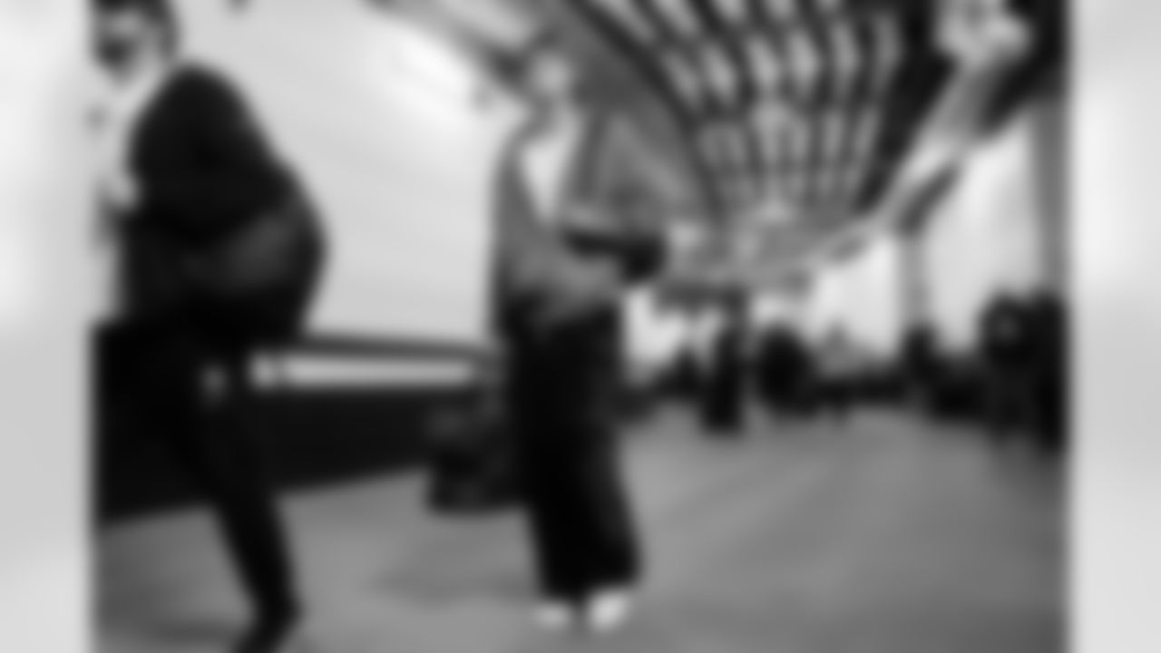 WR Andrei Iosivas arrives at M&T Bank Stadium ahead of Week 13 against the Baltimore Ravens, Thursday, Nov. 27, 2025.