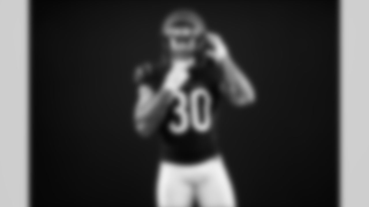 RB Chase Brown during Bengals media day at Paycor Stadium, Monday, June 9, 2025.