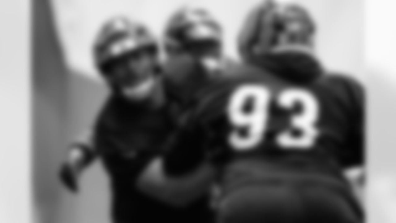 DT Kris Jenkins Jr. during practice at the IEL Indoor Facility, Wednesday, Dec. 10, 2025.