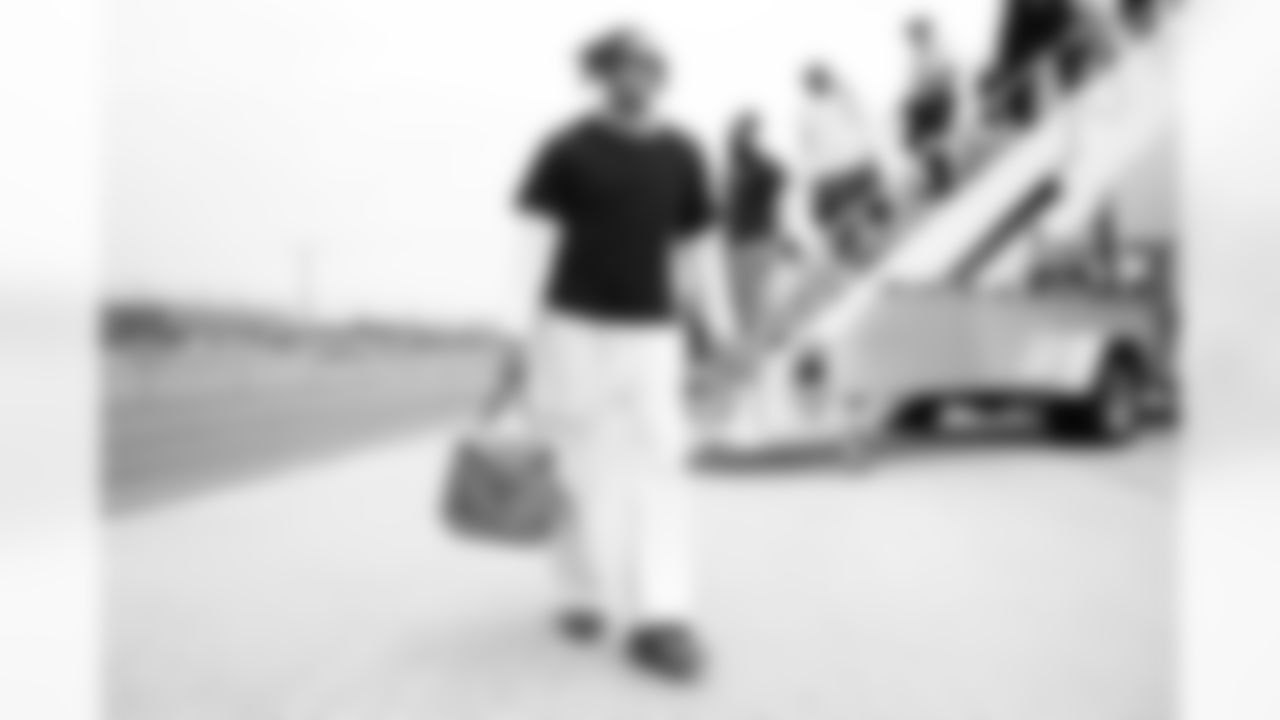 S Daijahn Anthony arrives in Washington before the Bengals' preseason Week 2 game against the Commanders, Sunday, Aug. 17, 2025.