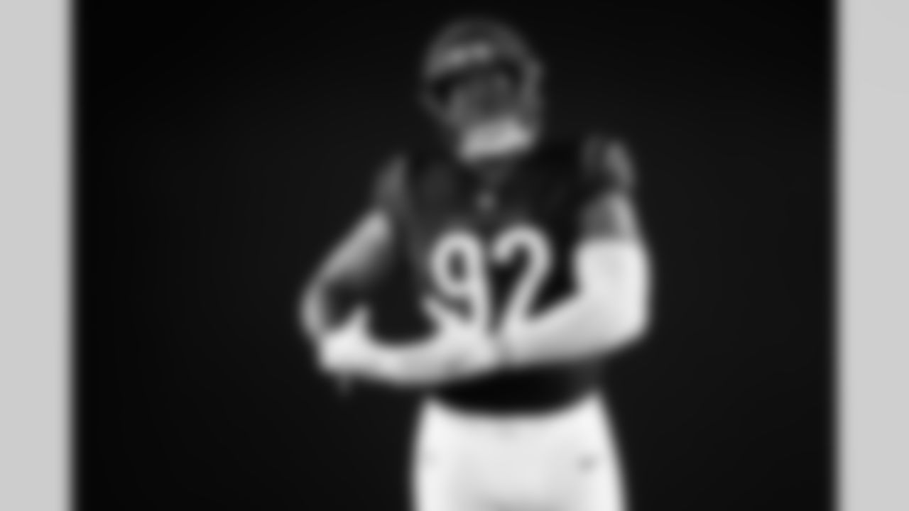DT B.J. Hill during Bengals media day at Paycor Stadium, Monday, June 9, 2025.