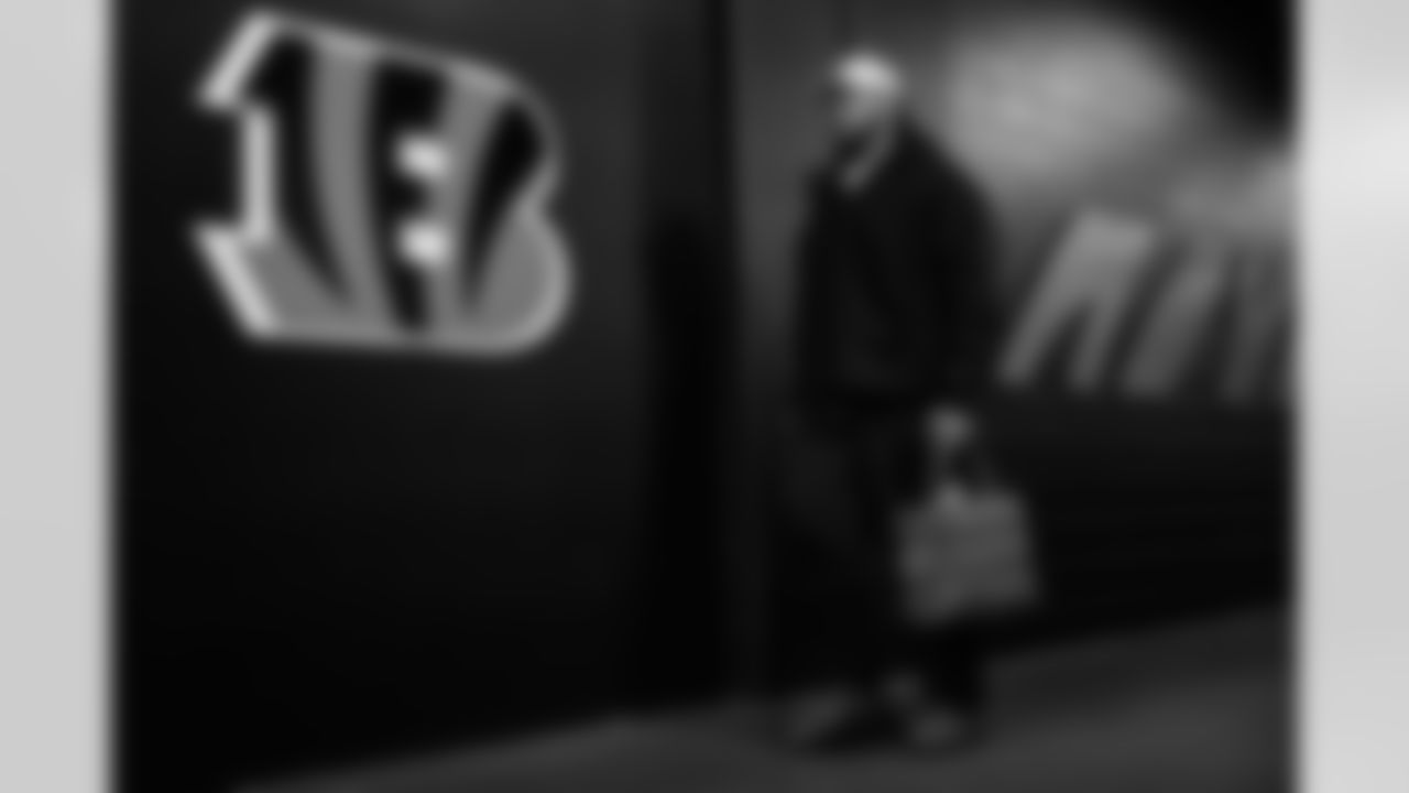 OT Orlando Brown Jr. arrives to Paycor Stadium ahead of Week 18 against the Cleveland Browns, Sunday, Jan. 4, 2026.