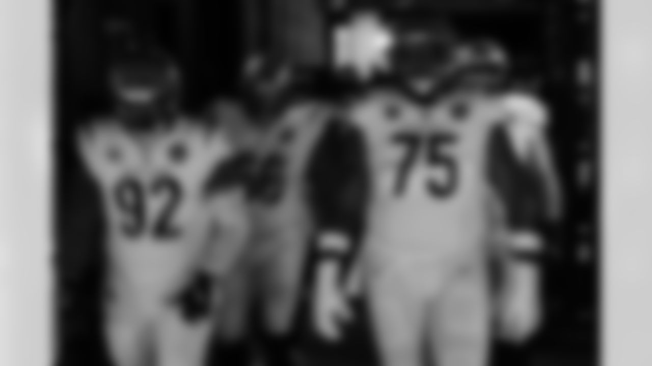 The Bengals walk out of the tunnel before Week 13 against the Baltimore Ravens, Thursday, Nov. 27, 2025.