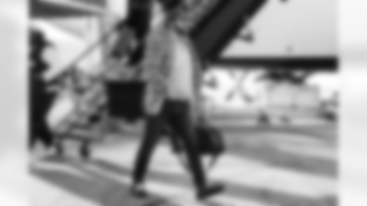 C Ted Karras travels to Miami ahead of Week 16 against the Dolphins, Saturday, Dec. 20, 2025.