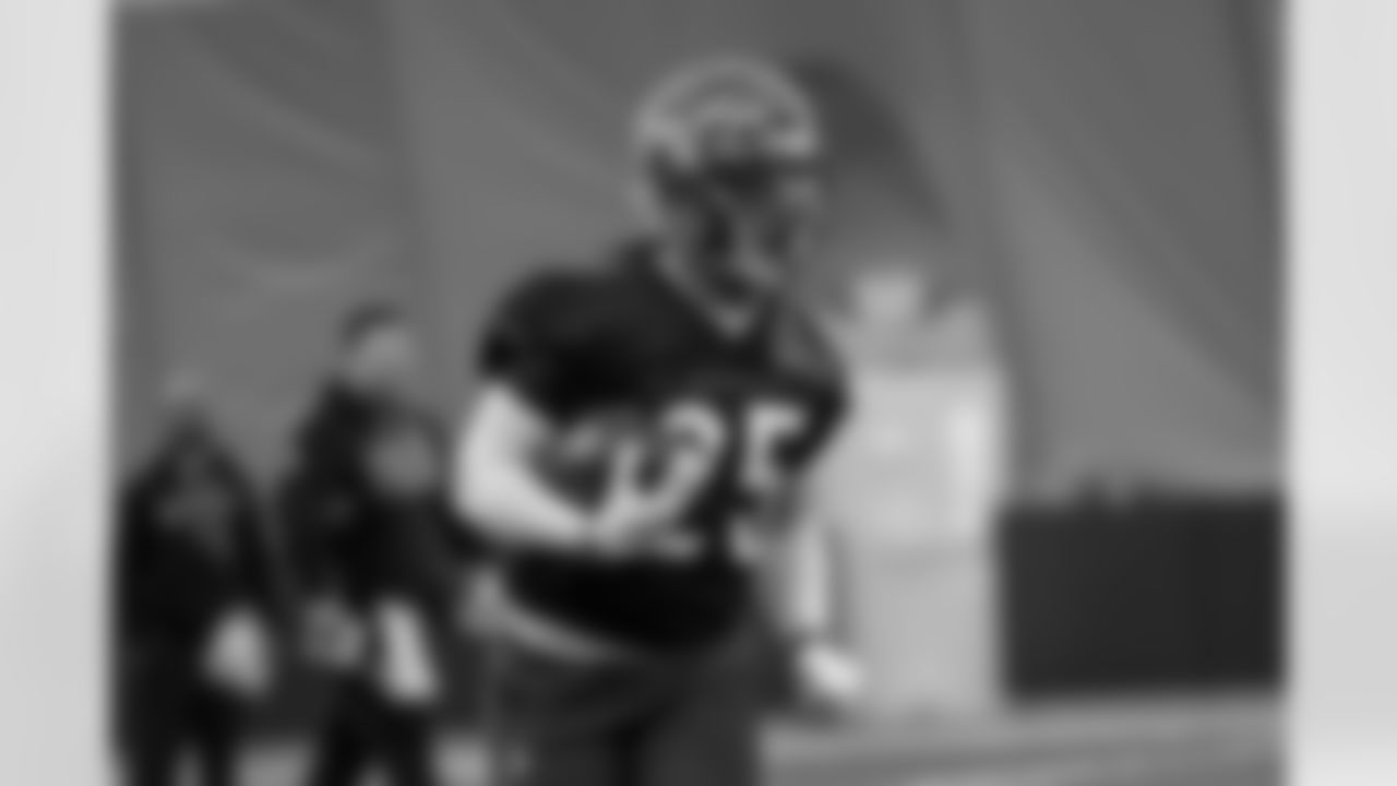 RB Tahj Brooks during practice at IEL Indoor Facility, Wednesday, Dec. 31, 2025.