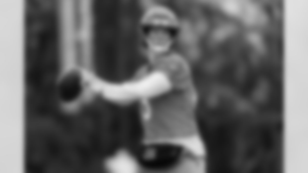 QB Joe Burrow throws the ball during practice at Kettering Health Practice Fields, Wednesday, Nov. 19, 2025.