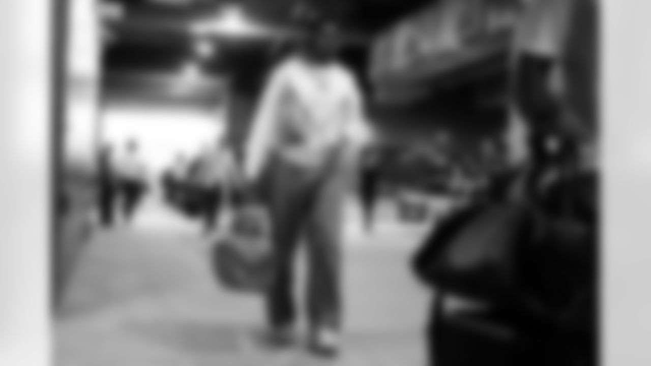 CB Cam Taylor-Britt arrives at Northwest Stadium ahead of the Bengals' Week 2 preseason game against the Washington Commanders, Monday, Aug. 18, 2025.