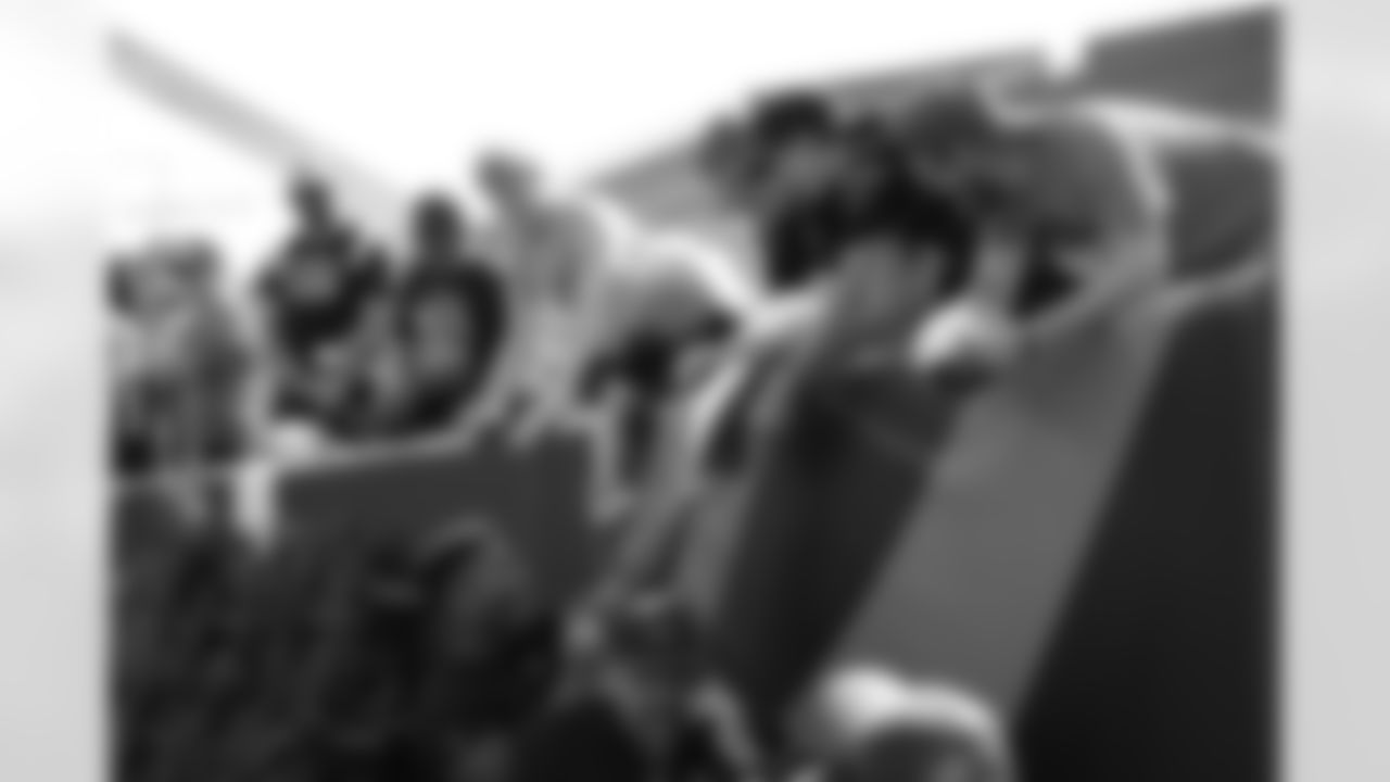 DL Kris Jenkins signs autographs for fans at Paycor Stadium ahead of the Bengals preseason Week 3 game against the Indianapolis Colts, Saturday, Aug. 23, 2025.