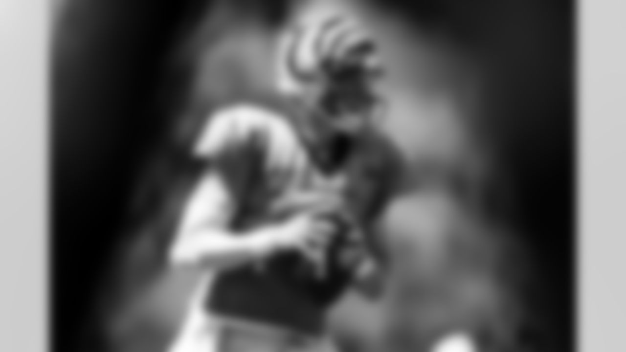 QB Joe Burrow during training camp at Kettering Health Practice Fields, Wednesday, July 30, 2025.