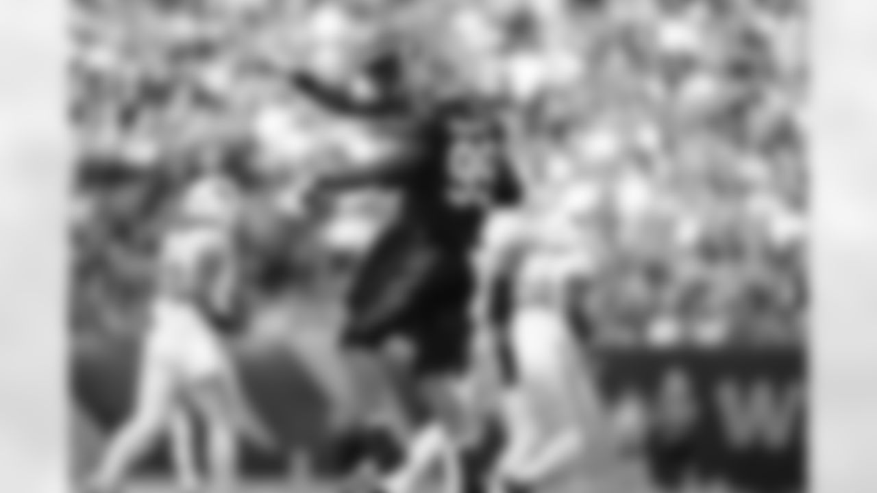 DE Myles Murphy celebrates a sack during Week 17 against the Arizona Cardinals at Paycor Stadium, Sunday, Dec. 28, 2025.