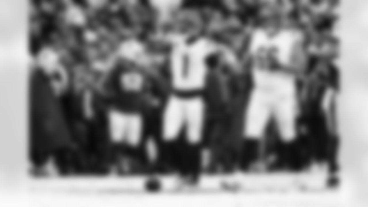 WR Ja'Marr Chase celebrates a first down during Week 14 against the Buffalo Bills, Sunday, Dec. 7, 2025.