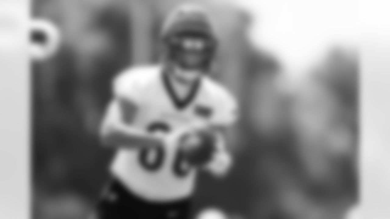 WR Andrei Iosivas during mandatory minicamp at Kettering Health Practice Fields, Wednesday, June 11, 2025.