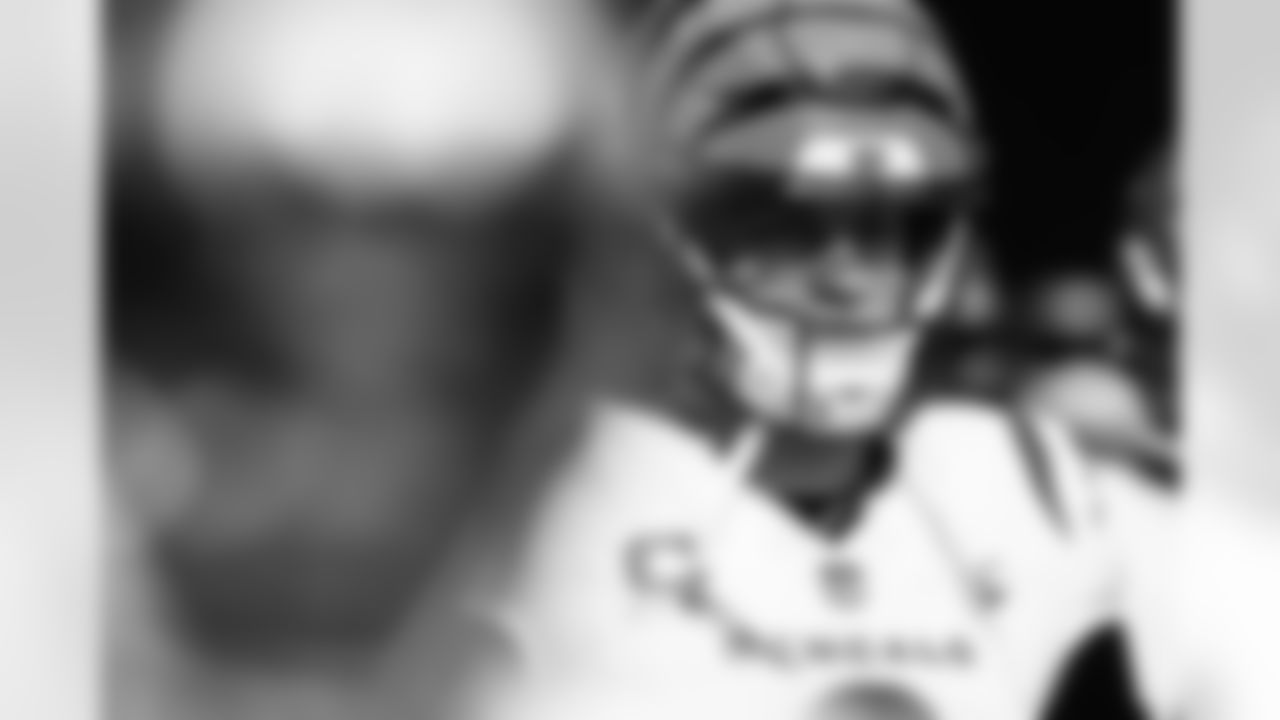 QB Joe Burrow before Week 16 against the Miami Dolphins at Hard Rock Stadium, Sunday, Dec. 21, 2025.