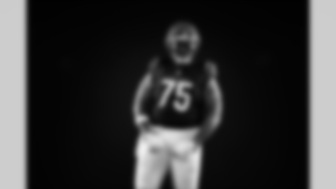 OT Orlando Brown Jr. during Bengals media day at Paycor Stadium, Monday, June 9, 2025.