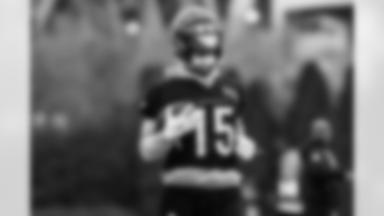 WR Charlie Jones during practice at Kettering Health Practice Fields, Wednesday, Nov. 19, 2025.