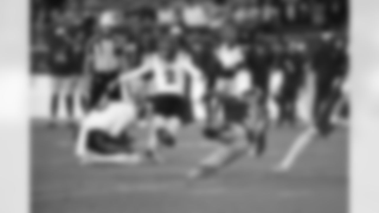 K Evan McPherson makes a 54-yard fourth quarter field goal in the Preseason Week 2 game against the Washington Commanders, Monday, Aug. 18, 2025.