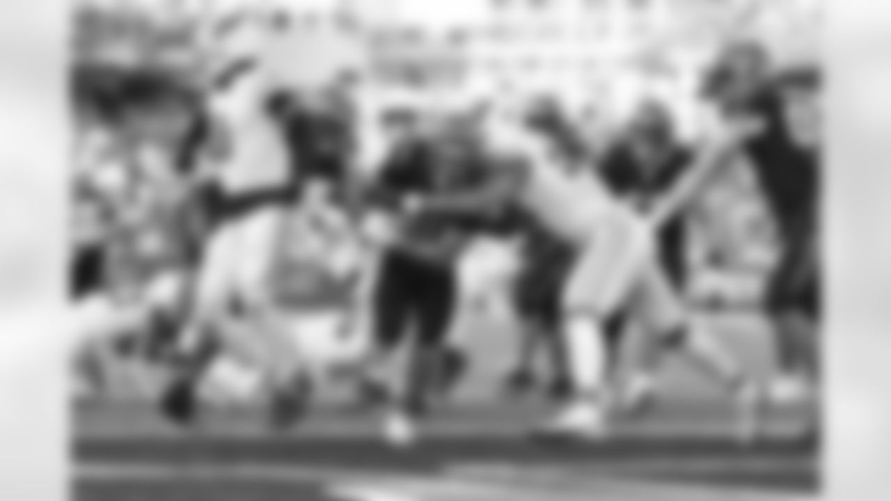 RB Chase Brown scores a touchdown during Week 17 against the Arizona Cardinals at Paycor Stadium, Sunday, Dec. 28, 2025.