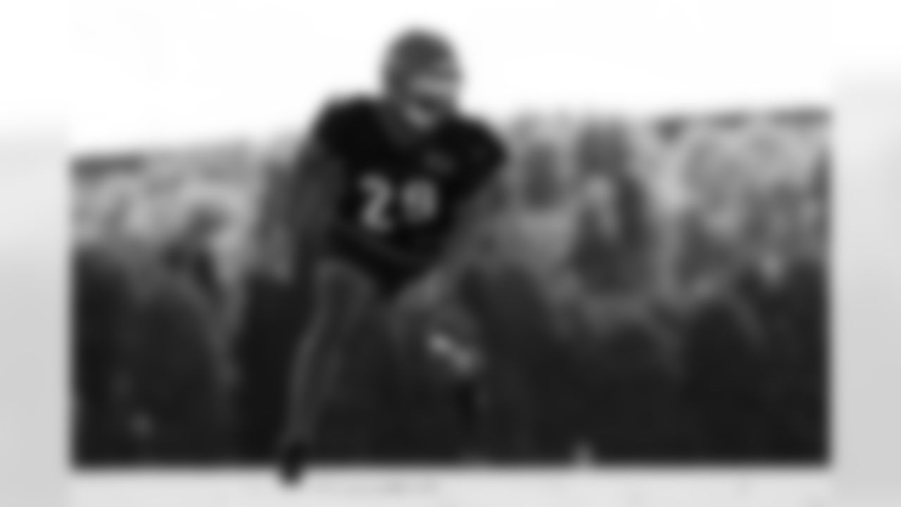 CB Cam Taylor-Britt during practice at Kettering Health Practice Fields, Wednesday, Oct. 8, 2025.