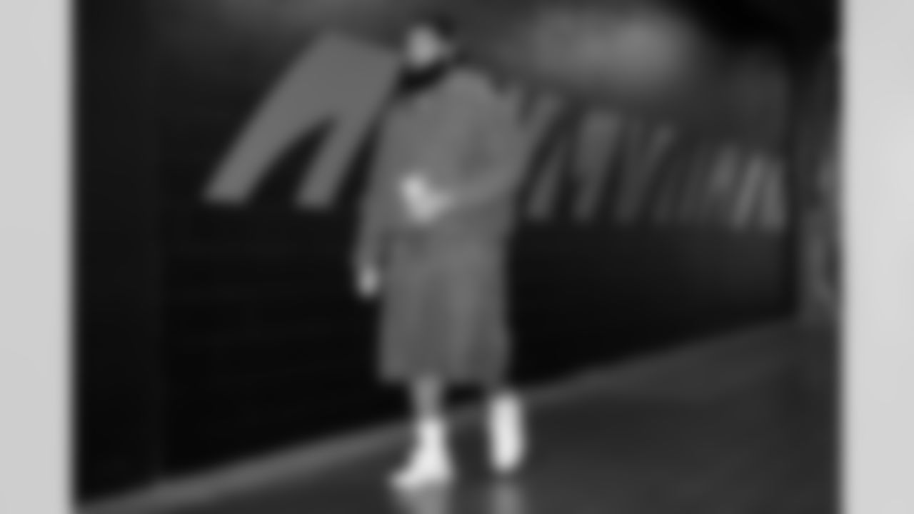 OL Cody Ford arrives at Paycor Stadium ahead of the Bengals Preseason Week 3 game against the Indianapolis Colts, Saturday, Aug. 23, 2025.