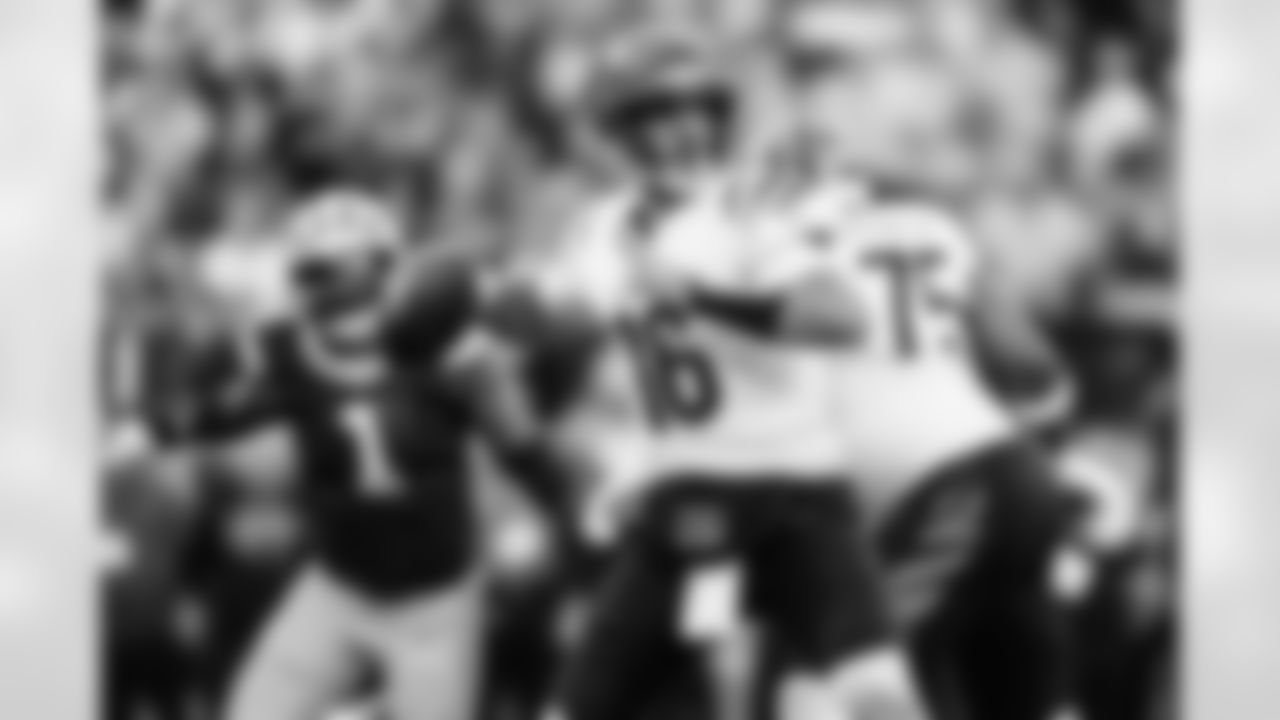 QB Joe Flacco looks to throw during Week 6 against the Packers in Green Bay, Sunday, Oct. 12, 2025.