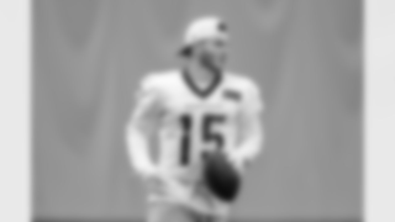 WR Charlie Jones during Phase Two of offseason workouts at the IEL Indoor Practice Facility, Tuesday, May 20, 2025.